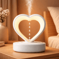EternaFlow™ Anti - Gravity Heart Humidifier Lamp - GivenPerfect
