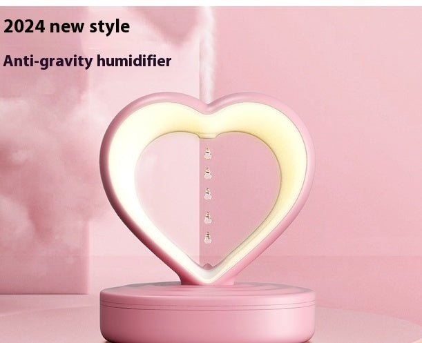EternaFlow™ Anti - Gravity Heart Humidifier Lamp - GivenPerfect