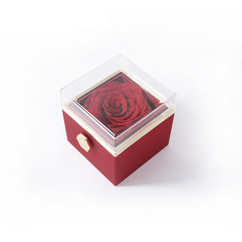 Eternal Rose Jewellery Box With Necklace - GivenPerfect
