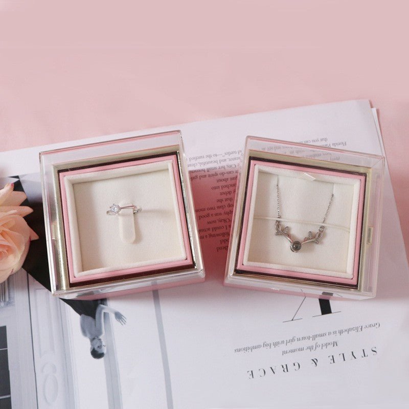 Eternal Rose Jewellery Box With Necklace - GivenPerfect