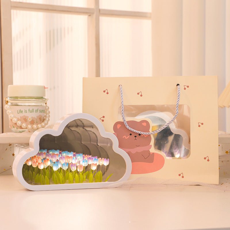 Infinite Tulip Field Mirror - GivenPerfect