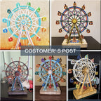 Robotime DIY Wooden Rotatable Ferris Wheel Model With Playing Music Toys For Children Birthday TGN01 - GivenPerfect