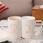 Romantic Couple Ceramic Cups – His & Hers Love Mugs Set - GivenPerfect