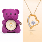 The Eternal Rose Bear Jewellery Box - GivenPerfect