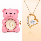 The Eternal Rose Bear Jewellery Box - GivenPerfect