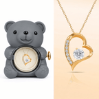 The Eternal Rose Bear Jewellery Box - GivenPerfect