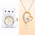 The Eternal Rose Bear Jewellery Box - GivenPerfect